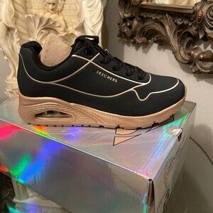 Skechers Street Uno Cool Heels Athletic Lace Up